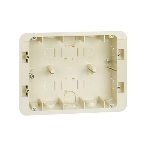  Коробка для внутреннего монтажа 2-рядной рамки с суппортами, 236х171х50,5мм 27856-61