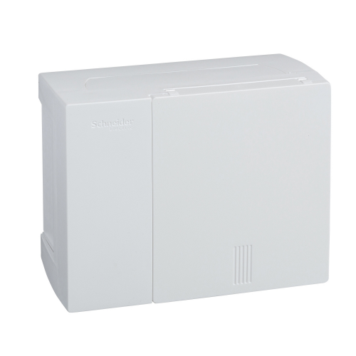  MINI PRAGMA щит навесной с белой дв. 1ряд/6мод,ip40,ik07,63а,2 клеммы,Италия, Schneider Electric MIP12106