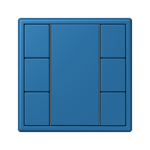  Les Couleurs® Le Corbusier KNX кнопочный модуль F 50 с тремя парами кнопок bleu ceruleen 31 Jung LC503TSA32030