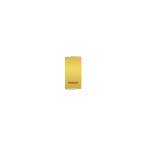 Клавиша для двухклавишных выключателей с подсветкой, цвет Real Gold FEDE FD04313OR