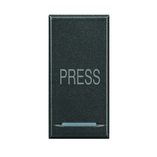  Axolute Кнопка 1Р (NO) 10 АX 250 В~ с символом «PRESS» Bticino HS4055P