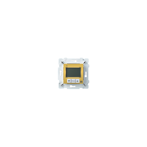  Термостат для теплых полов , цвет white + brass front cover bright gold FEDE FD18000OB
