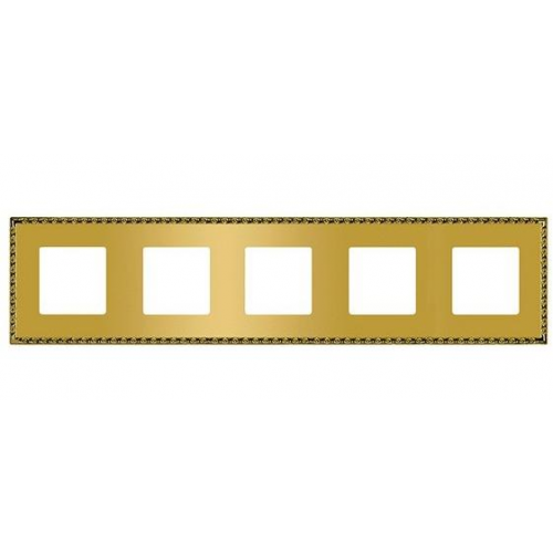  Рамка Toledo Real Gold 5-постовая Fede FD01215OR