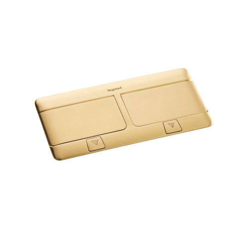  Блок выдвижной 8(2х4)модуля латунь Legrand 054018