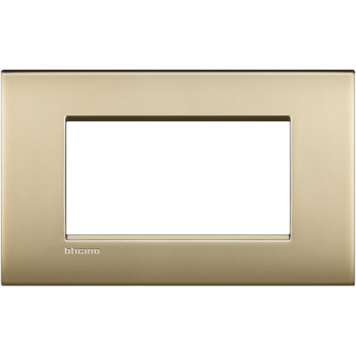  Рамка LivingLight Air Золото матовое 4 модуля Bticino LNC4804OF
