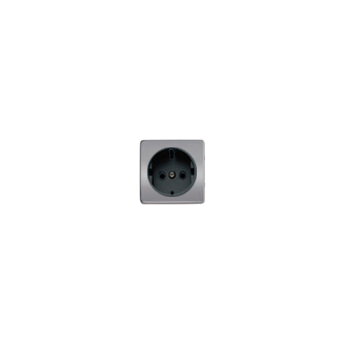  Обрамление розетки 2к+з, цвет bright chrome, черный FEDE FD04335CB-M