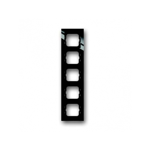  Рамка Axcent Черный 5-постовая ABB 1725-281