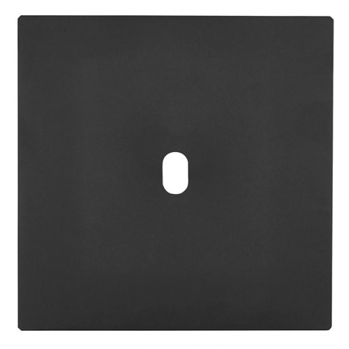  Fontini 5.1 Одинарная панель для двойного механизма переключения Dark Grey AL обрамл полумат ХРОМ 90A06M03