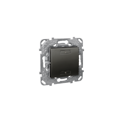  2-кноп. выключатель с индикатором led, графит Schneider Electric MGU5.530.12
