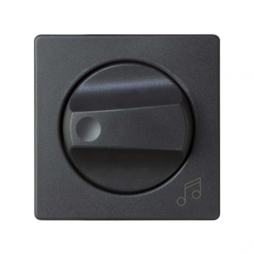  Накладка на регулятор громкости звука и аудиорозетки, S82, S82N, S82 Detail, графит Simon 82055-38