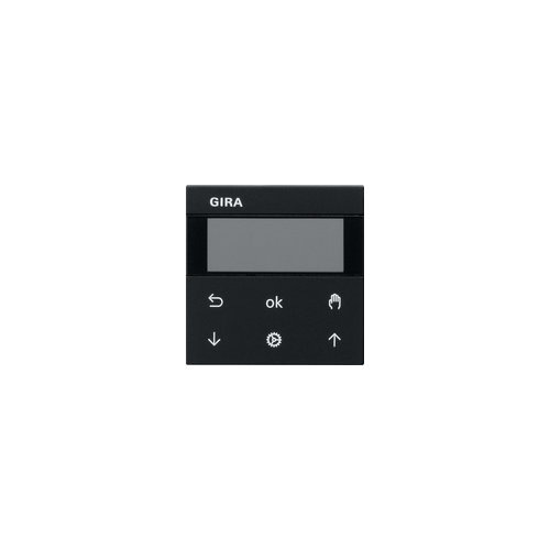  Дисплей таймера жалюзи и таймера System 3000 System 55 Черный матовый Gira 5366005
