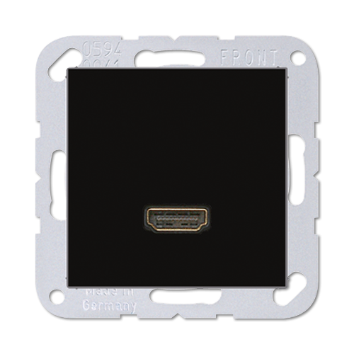  Плата гнезда HDMI, черн. Jung MAA1112SW