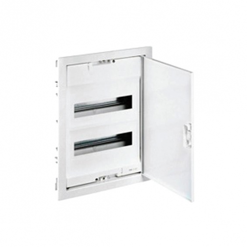  Щит встраиваемый Nedbox - с плоской металлической дверью цвет RAL 9010 - 4 рейки - 48+8 модулей Nedbox Legrand 001434
