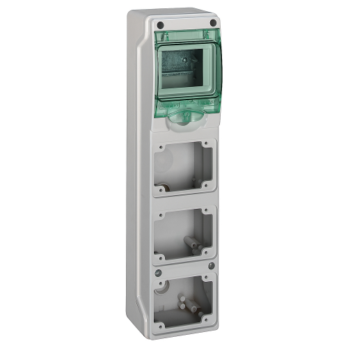  Щит KAEDRA IP65 4мод. + 3отв., Schneider Electric 13177