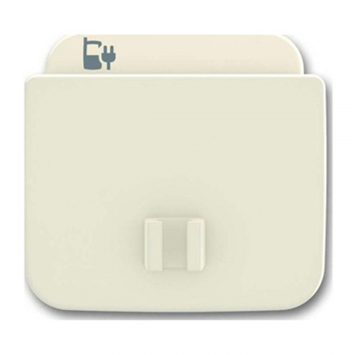  (6478-212-500), Плата центральная (накладка) 6478-212 для блока питания micro USB - 6474 U, Busch-Duro, слоновая кость, ABB 6400-0-0007