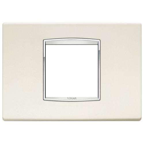  Рамка Eikon Chrome Classica Античный белый 2 модуля Vimar 20652.C02