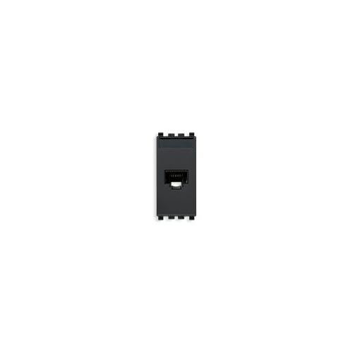  Розетка rj45 netsafe cat5e utp 110 Vimar Eikon 20339.4