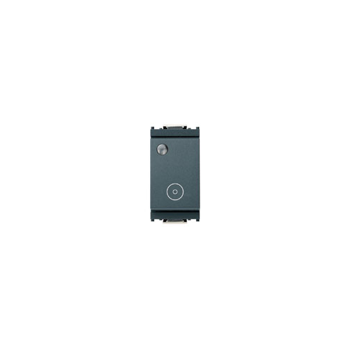  Кнопка 1pnc 10a с подсветкой серая Vimar Idea 16092
