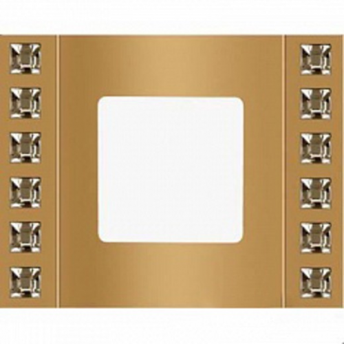  Рамка Crystal De Luxe Золото 1-постовая Fede FD01271OR