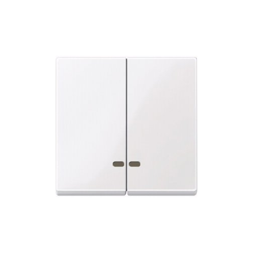  Две клавиши с окош.для свет.инд.акт-белый Merten MTN3420-0325