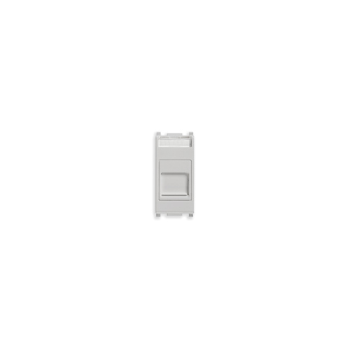  Розетка rj45 со шторками cat6, серебро Vimar Plana 14337.6.SL