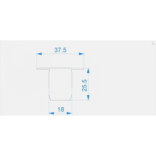 Торцевая заглушка P-ET-03-10 набор из 2 шт. Deko-Light 978260