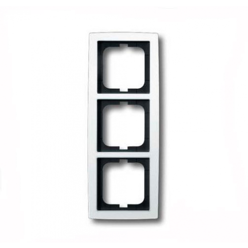  Рамка Solo Альпийский белый 3-постовая ABB 1723-84-500