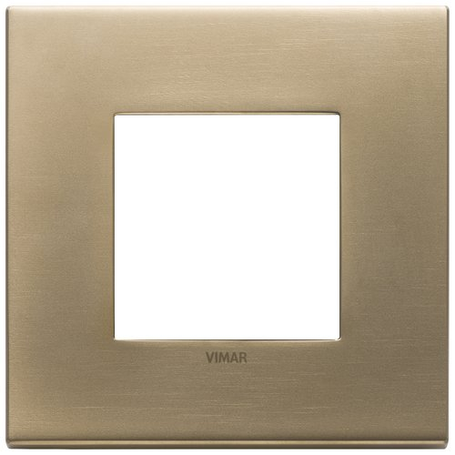  Рамка Eikon EXE Античное золото 2-модульная Vimar 22642.85
