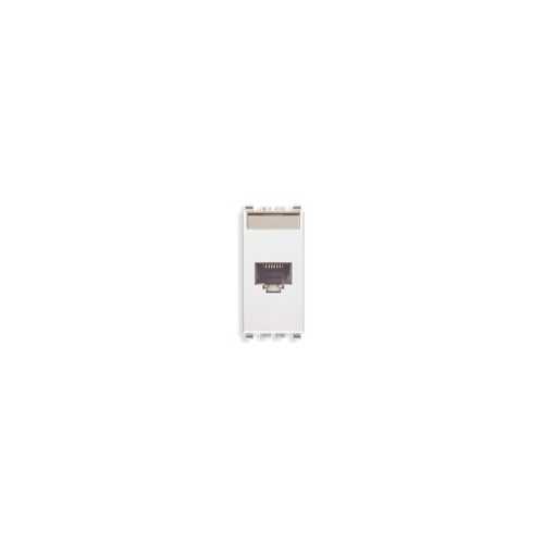  Розетка rj45 cat 5e utp t568a/b , белая Vimar Eikon 20338.8.B