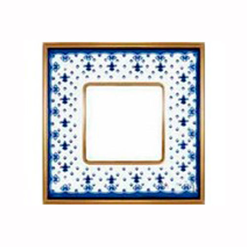  Рамка Vintage Porcelain Голубой / Хром 1-постовая Fede FD01341AZCB