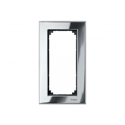  Рамка M-Elegance Хром 2-постовая Merten MTN403839