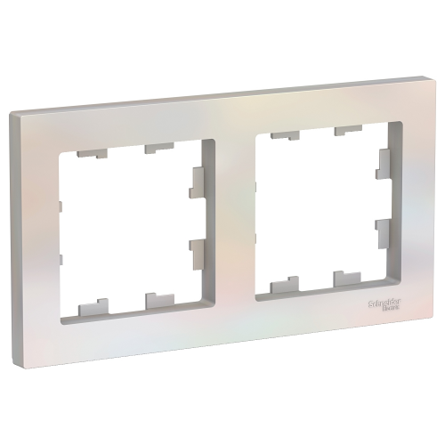  Рамка AtlasDesign Жемчуг 2-постовая Schneider Electric ATN000402
