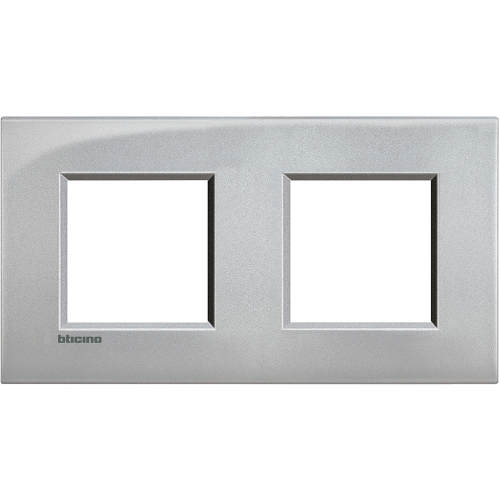  Рамка LivingLight Air Алюминий 2+2 модуля Bticino LNE4802M2TE