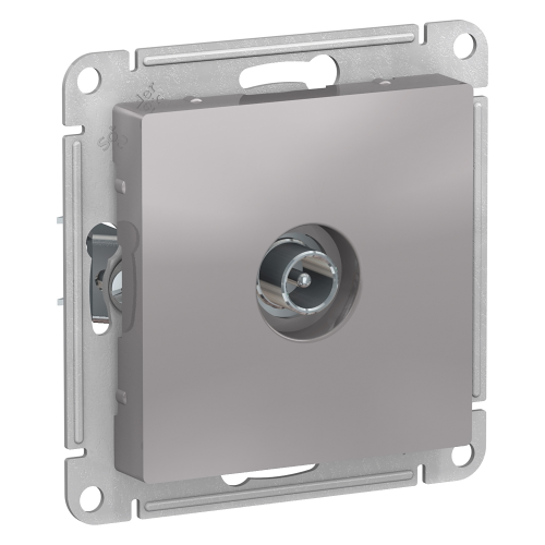  Atlasdesign TV Розетка оконечная 1DB, механизм, Алюминий Schneider Electric ATN000391