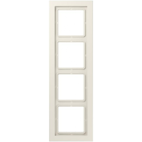  Рамка LS Design Бежевый 4-постовая Jung LSD984W