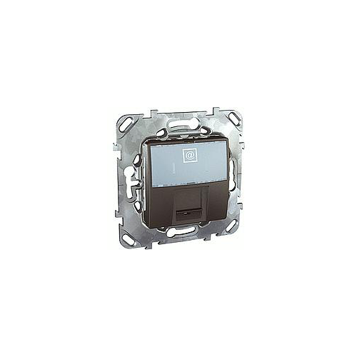  Компьютерная розетка 1хRJ45 кат. 5е, с полем для надписи, графит Schneider Electric MGU5.421.12ZD