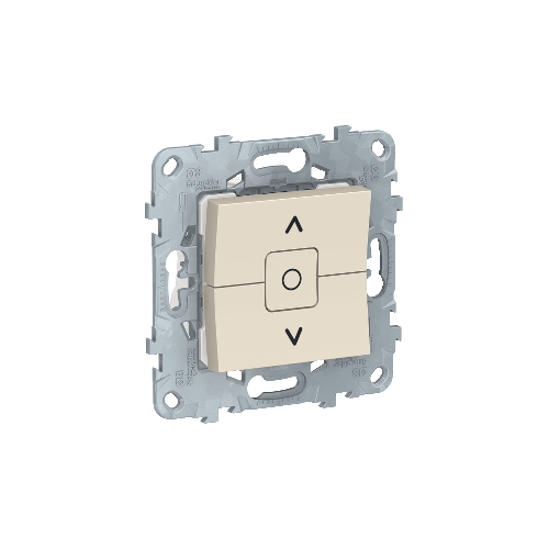  Выключатель для жалюзи, 2-клавишный, сх. 4 Бежевый Schneider Electric NU520844