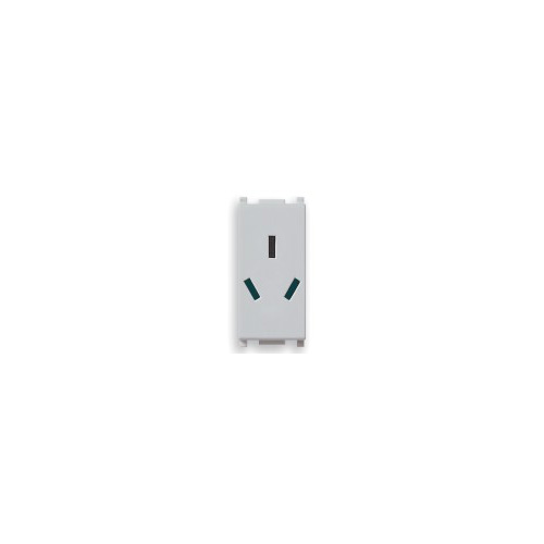  Розетка 2p+t 10a китай, серебро Vimar Plana 14251.SL