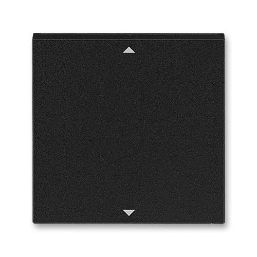 Управляющий элемент Busch-Jalousiecontrol®II ABB Levit с маркировкой антрацит / дымчатый чёрный 3299H-A00110 63 2CHH700110A4063