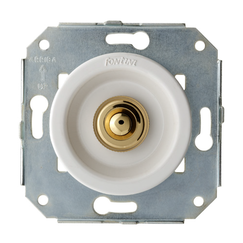  Кнопка+таймер,10A-250V - 24V DC коричн, ручка залото Fontini 35316542