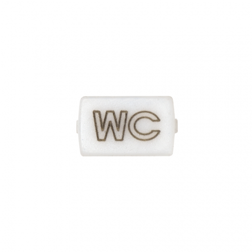  Пиктограмма "WC" в клавиши для кнопочного выключателя с подсветкой, S82, S82N, S82 Detail, белый Simon 82972-60