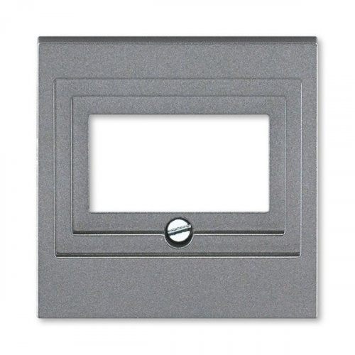 Накладка ABB Levit для розеток USB / HDMI / VGA сталь 5014H-A00040 69 2CHH290040A4069