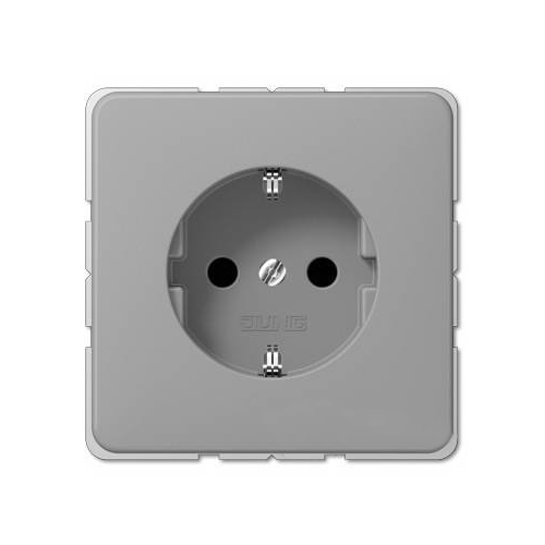  Розетка с заземлением Jung 16А/250В CD 500 Серая CD1520GR