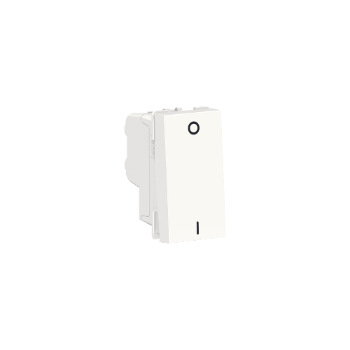  Выключатель двухполюс, 1-клавиш, сх. 2 16 AX, 250 В, 1 мод Белый Schneider Electric NU316218