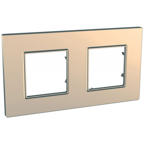  Рамка Unica Quadro Медь 2-постовая Schneider Electric MGU6.704.56