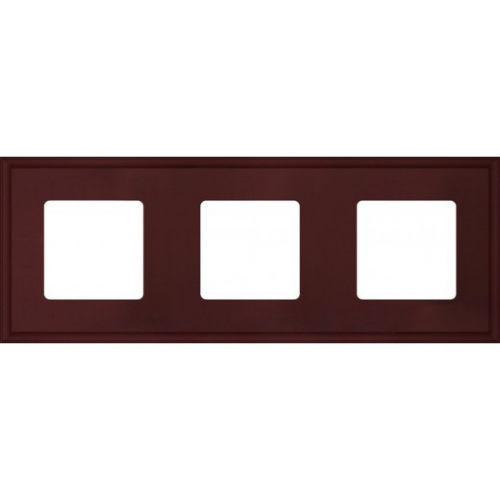  Рамка New Marco Red Wine 3-постовая Fede FD01603RW