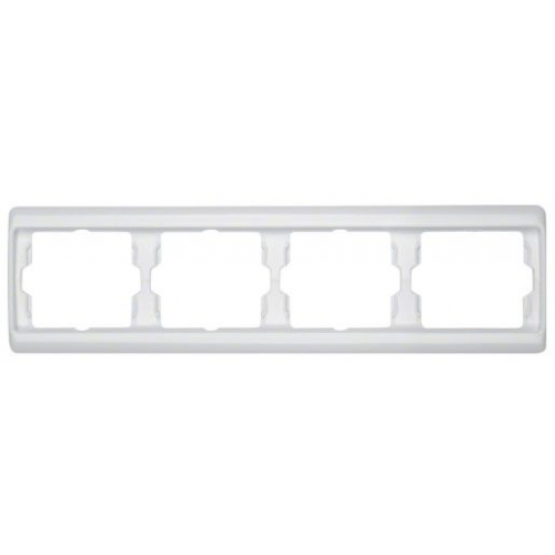  Рамка Arsys Полярная белизна с блеском 4-постовая Berker 13830069