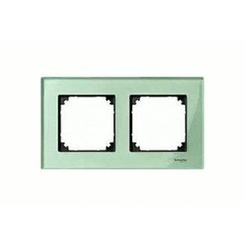  Рамка M-Elegance Изумрудный 2-постовая Merten MTN404204