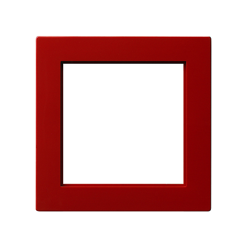  Промежуточная рамка для приборов с накладкой 50*50 мм Красный Gira S-color 028243