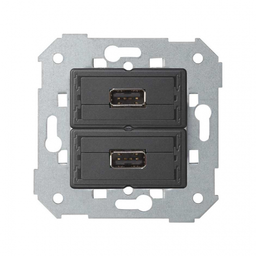  Коннектор 2 x USB 2.0 типа A "мама", S82, S82N, S82 Detail Simon 7501090-039